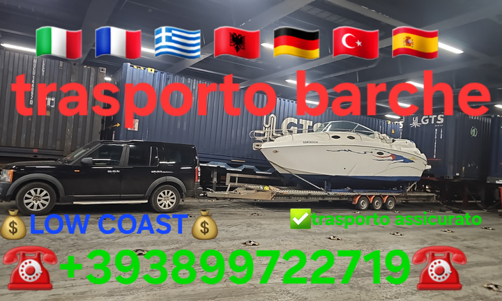 BARCA da ultimare + TRASPORTO