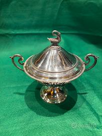 Zuccheriera Vintage con Cigno