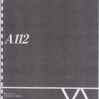MANUALE ASSISTENZA TECNICA A112 AUTOBIANCHI