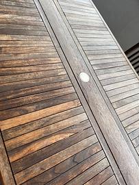 Tavolo golden teak da esterno