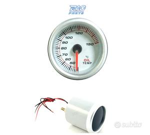 OROLOGIO TEMPERATURA OLIO SFONDO BIANCO ILLUMINATO