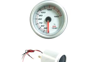 OROLOGIO TEMPERATURA OLIO SFONDO BIANCO ILLUMINATO