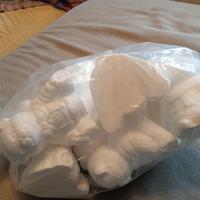 10 orsetti polistirolo cm8