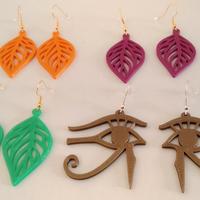 Orecchini alla moda artigianali eco-friendly