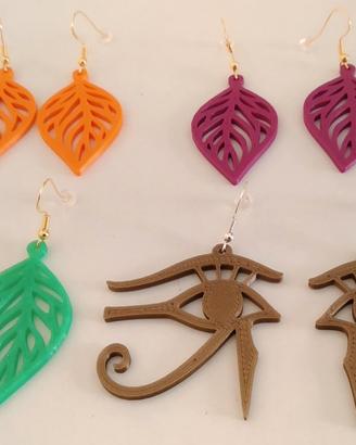 Orecchini alla moda artigianali eco-friendly