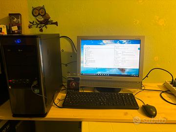 Pc completo processore i 5 4 gb ram 500 hd