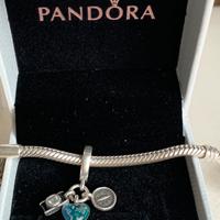 Pandora Charm Pendente Fotocamera, Cuore e Bussola