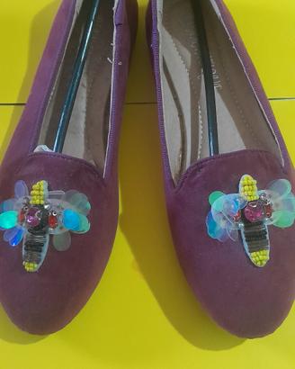 ballerine donna viola 36