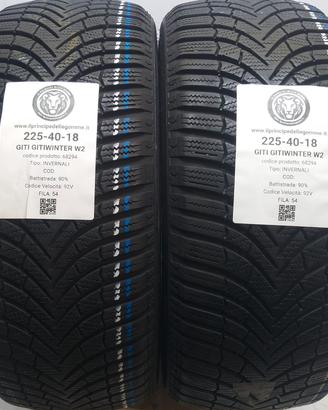 2 GOMME 225 40 18 GITI A68294