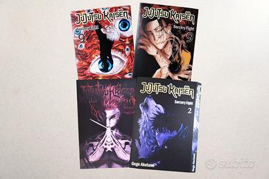 Varie variant per manga jujutsu kaisen