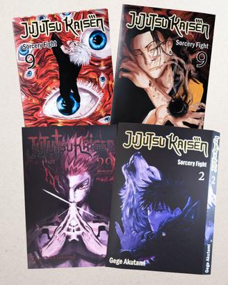 Varie variant per manga jujutsu kaisen