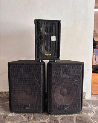 Trio di casse Passive