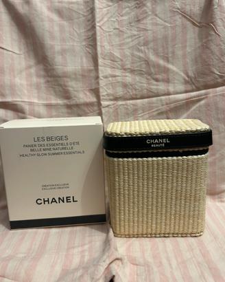 Chanel secchiello paglia