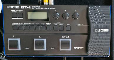 PEDALIERA MULTIEFFETTO BOSS GT-1 NUOVA + MANUALE