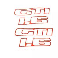 PEUGEOT 205 GTI 1.6 ADESIVI STICKERS AUFKLEBER ROS