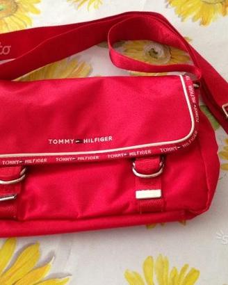 Borsa donna rossa tommy hilfiger