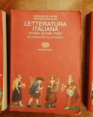 Letteratura italiana De Caprio e Giovanardi