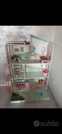 Casa delle Bambole lidl + giochi in legno 