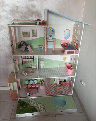 Casa delle Bambole lidl + giochi in legno 