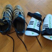 Scarpe da calcio Adidas (41) e parastinchi