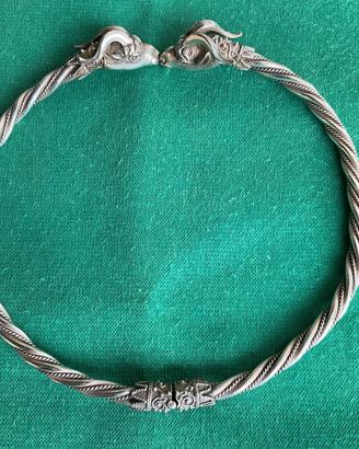 Torques Girocollo Argento 925 Ariete Vintage