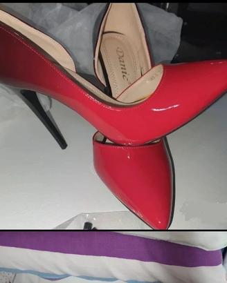 Scarpe decoltè rosse