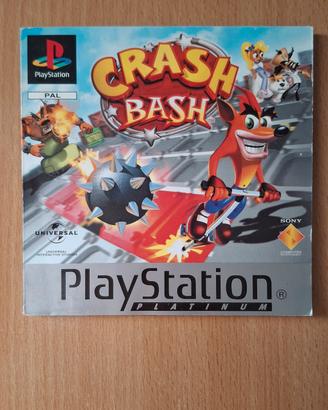 Crash Bash solo manuale buono stato Platinum
