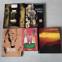 libri illustrati storia dell India e Egitto 