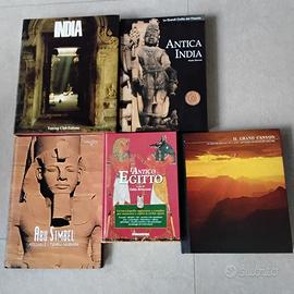 libri illustrati storia dell India e Egitto 