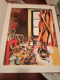 GUTTUSO RENATO ACQUAFORTE ACQUATINTA 45X65 CM CIRC