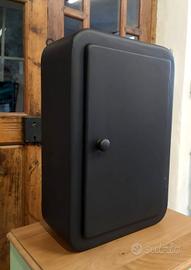 Pensile mobiletto  vintage in legno  nero opaco