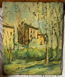 Quadro olio su tela del pittore G. GIUSTI