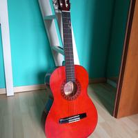 Chitarra 3/4 con custodia e supporto