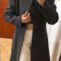 Cappotto donna grigio elegante come nuovo
