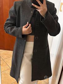 Cappotto donna grigio elegante come nuovo