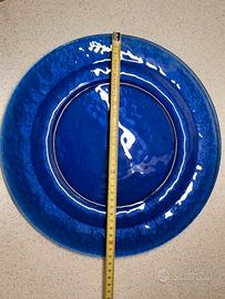 Piatto color zaffiro