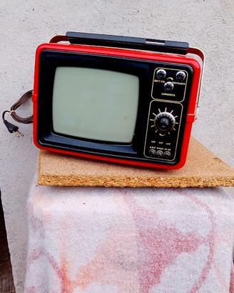 Televisore Vintage Rosso Šilelis 405D anni 70/80