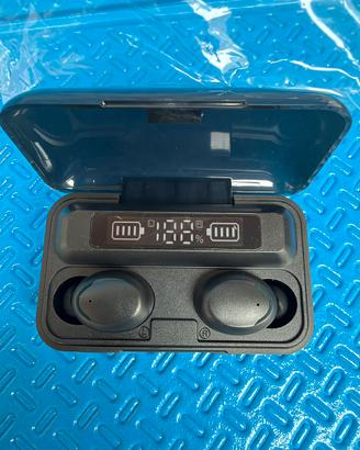 Auricolari bluetooth TWS F9 neri New