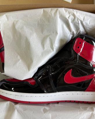 Air Jordan 1 Retro High OG Patent Bred – EU 42
