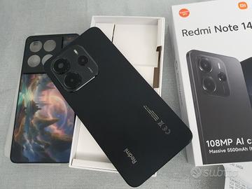Xiaomi Redmi Note 14 8/256 5G 6 mesi scontrino 