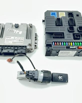 KIT CHIAVE PEUGEOT 207 2° Serie 0281012465 (09>)
