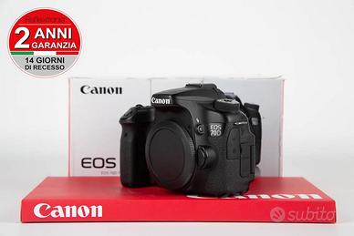 Canon 70D USATO GARANTITO PER DUE ANNI