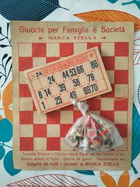 Tombola Stella vintage anni 50