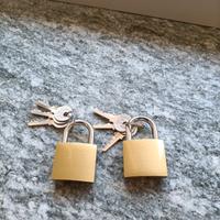 coppia lucchetto per armadietto 