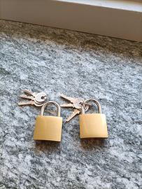 coppia lucchetto per armadietto 