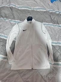 Giacca Nike Dri-FIT bianca zip -  mai usata