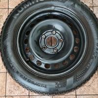 4 Cerchi e copricerchi originali VW 15”