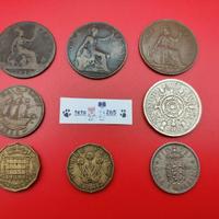 Set Penny Scellini Pence Gran Bretagna 1890 1960