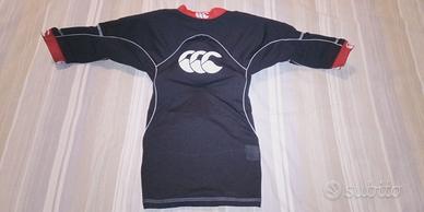 Sotto-maglia da rugby junior con protezioni