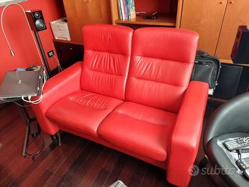 Divano Stressless Wave 2 posti pelle Paloma ROMA